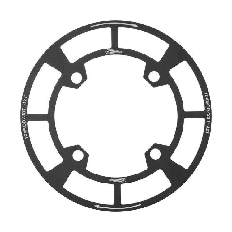 Aluminum Alloy Single Speed Chainring Guard for Bicycles Crankset Protections Crank Protector Bicycles Chainring Cover