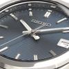 SEIKO Sapphire 100M Water Simple Watch, Quartz, Crystal, Resistant, Design, Women's, Gray-Blue, SUR575P1