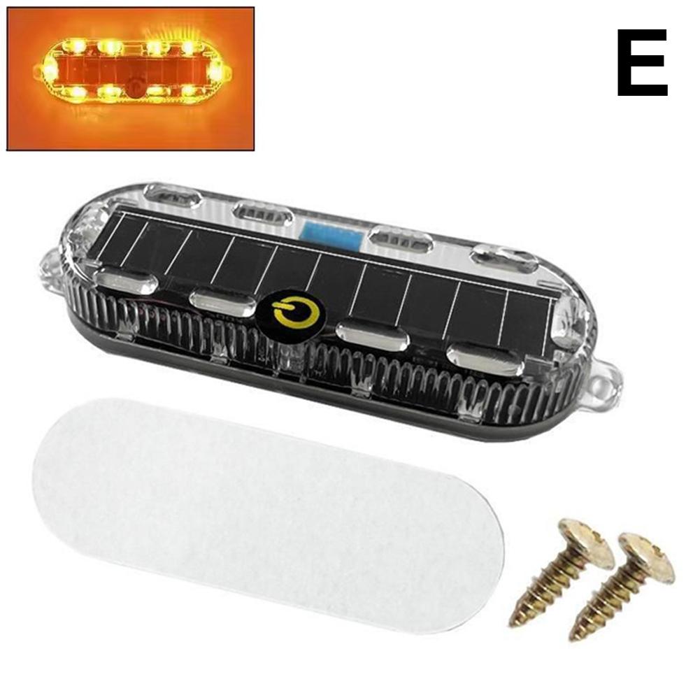 

Солнечный мигающий предупреждающий свет светодиодный предупреждающий свет безопасности мигающий стробоскопический свет регулируемый автоматический стояночный фонарь задний предупреждающий свет жёлтый