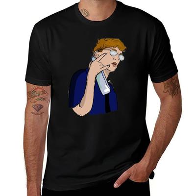 T-shirt Edo Saiya Impression Mode Décontracté Manches Courtes