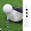 10 Pezzi Tee da Golf in Plastica Design a Coppa Mantieni Stabile Forte Tenacità Infrangibile Professionale Riduce l'Attrito Spilli di Servizio 83mm Pratica Allenamento Golf