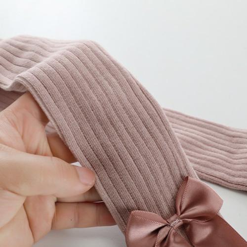 Summer Mesh Baby Tights Soft Cotton Breathable Bowknot Baby Girl Pantyhose Solid Color Kids Stockings Tights