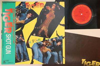 LP Record TIGER - Shotgun 25AH983 CBS 1980 Japan Obi Japanese Pop/Rock Used