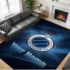 Crystal Velvet Rug Custom Name Text, Soft Non Slip Floor Mat Home DecorClub Brugge FC