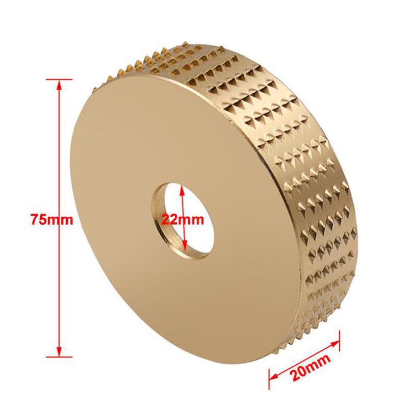 

Деревянный шлифовальный круг для угловой шлифмашины Диск для резьбы по дереву Посадочное отверстие 16мм/22мм Диск для шлифовки и придания формы дереву для угловых шлифмашин gold 22mm