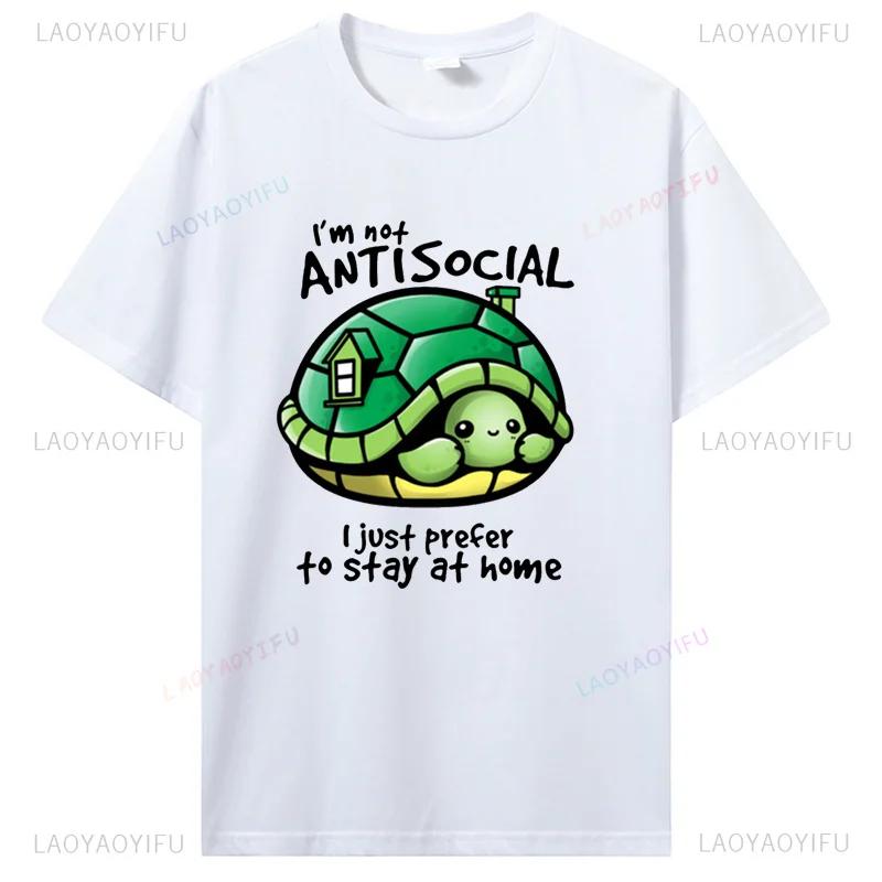 Funny Green Turtle Save The Ocean Graphic Summer Streetwear Aesthetic Short Sleeve Birthday Gifts Unique Style Casual Tshirt S