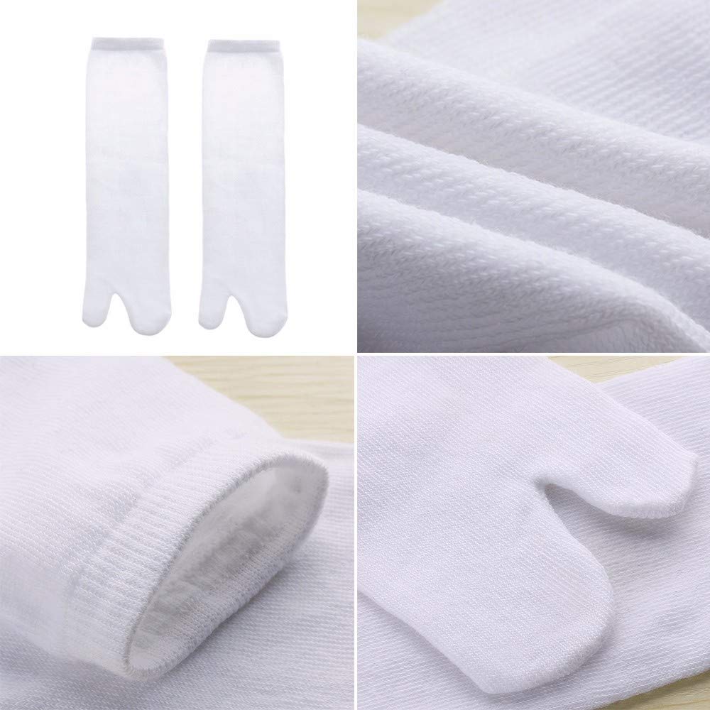 Tabi Ankelsockor En Storlek Passar Alla och [Yesallwas] Strumpor, Längd, Svart, 3-pack, Tvåtåad Bomull, Alla, Herr Dam