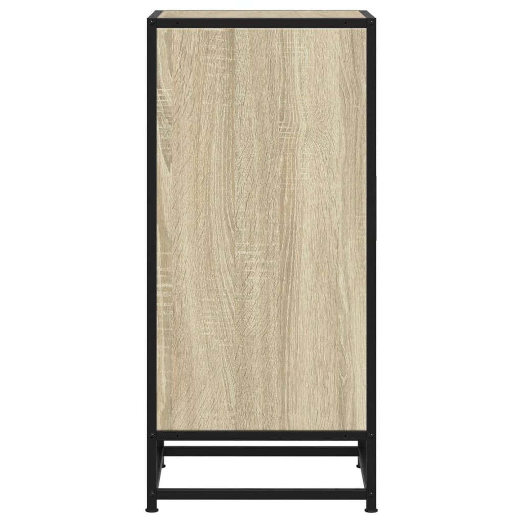 Vidaxl Cabinet, Sonoma Oak, 35.5X35X76 Cm, Wood-Based Material