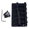 Electric Bass Bridge 5 String Bass Saddle Bridge Thickened Tailpiece Bridge Replacement with Screws