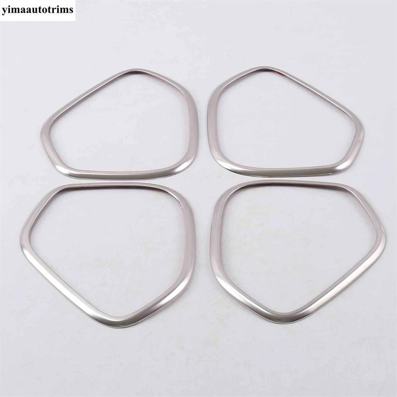 For VOLVO XC60 2018 - 2024 Car Door Speaker Loudspeaker Sound Frame Decoration Cover Trim Stainless Steel Accessories Interior