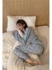 Women's Korean Smiley Cartoon Pajama Set - Soft, Skin-Friendly, Sporty Sleepwear