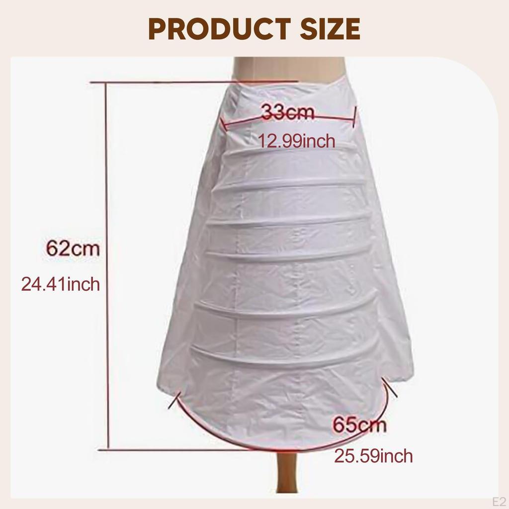 Dámská Krinolínová Spodnička Nastavitelná Klecová Obručová Sukně