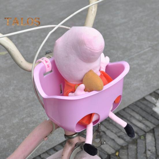 Kinderfahrrad-Puppensitzkorb mit verstellbarem Riemen für Kleinkinder, Jungen und Mädchen, 12/14/16 Zoll, Fahrrad-Puppenträger, Aufbewahrung, Vorderkorb, Fahrradzubehör