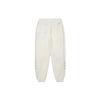 MLB Basic Logo Woven Loose Mid Waist Elastic Knit Sports Pants Unisex Pants Ivory 3AWPS1414-50IVS