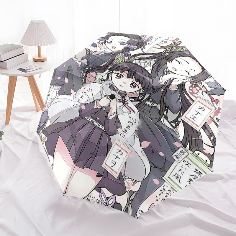 1pc Anime Characters Automatic Opening Folding Umbrella - 8 Bone Iron Frame, Suitable for Fans, Travel, Daily Use, Gift for Anime Lovers.U010