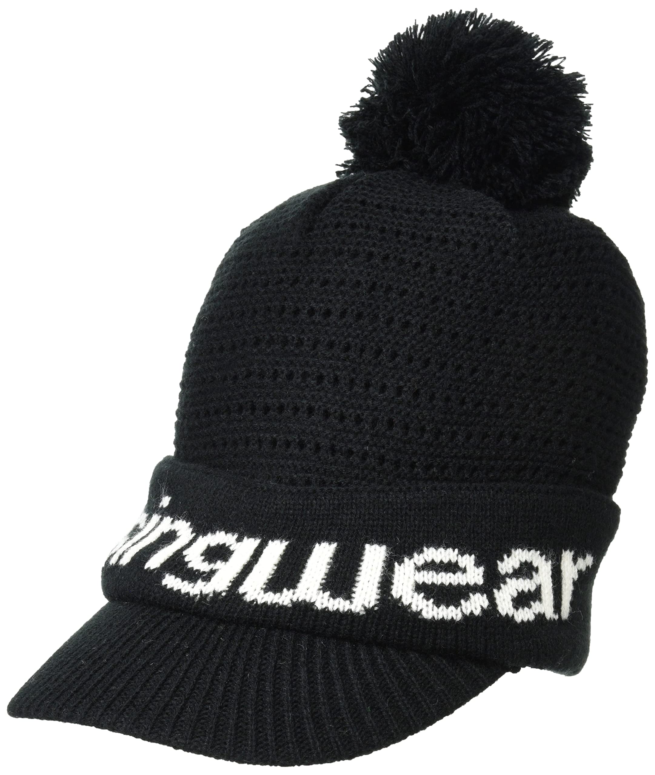 

Munsingwear 2022 Гольф Кепка Вязаная шапка с BK00 Свободный размер Осень/Зима [ENVOY] Помпон, Женская, (черный),