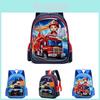 Adorable Cartoon-themed Boys Backpack Spacious Lightweight Breathable Nylon School Bag