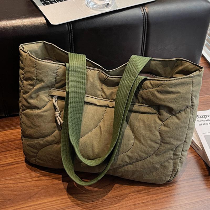 Bolso Casual de Gran Capacidad, Bolso de Hombro Único para el Trabajo, Bolso Tote Estudiante para Clase