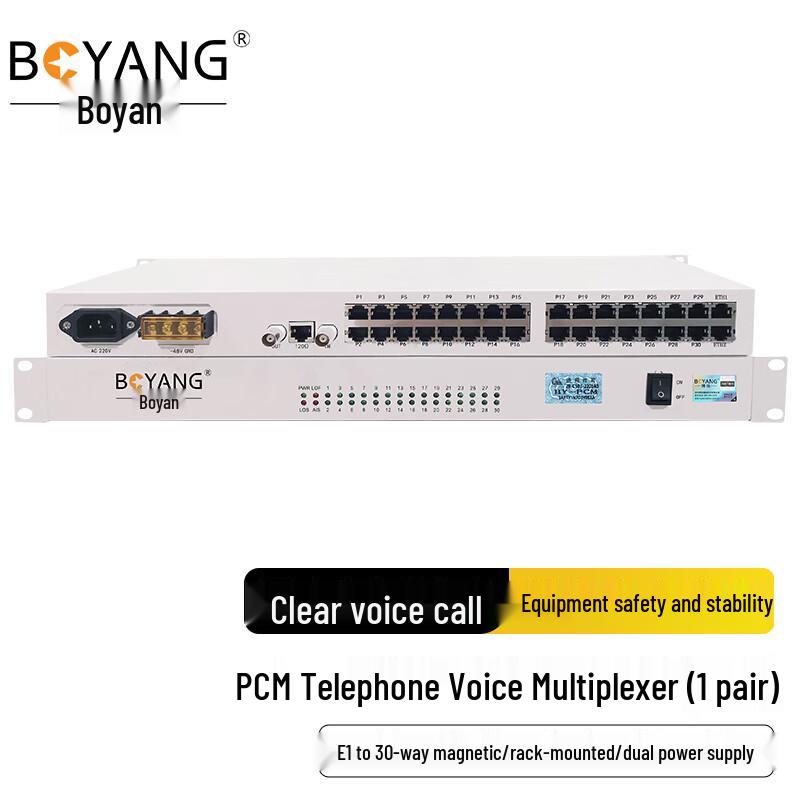Boyang E1 PCM Voice and Data Multiplexers