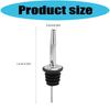 Liquor Pourer With Exact Flows Control For Cocktails And Wine Serving Stainless Steel Accurate Liquor Dispensing Tool