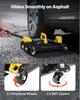 VEVOR Low Profile Floor Jack, 1.5 Ton Capacity, Steel Racing Floor Jack with Single Piston Quick Lift Pump, Storage Case