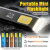 Magnetic Work Light 5 Light Modes 37g Ultra Lightweight EDC Portable Hands Free Rechargeable Clip On Flashlight Outdoor Repair