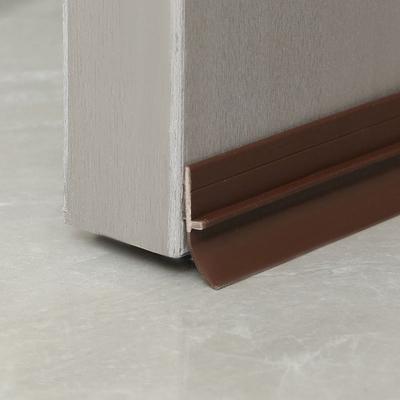 New PVC Door Seal Strip Flexible Anti Collision Door Draft Stopper Self Adhesive Windproof Weatherstrip Door