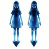 1/2Pcs Halloween Scary Ghost Girl Garden Stake Twin Female Ghost Courtyard Insertion Outdoor Decor Lawn Patio Haunted Metal