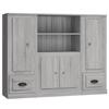 VidaXL Buffets 3 Pcs Sonoma Grey Engineered Wood 3185317