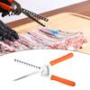 Grilling Accessories for Ribs Rib Membrane Remover Tool, Stainless Steel Peeler with Professional Meat Anti-slip Handle, Manual Preparation
