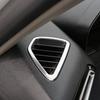Car Styling 2pcs/set Stainless Steel Dashboard Air Conditioner Outlet Decoration Cover for Peugeot 208 2008 2020-2024