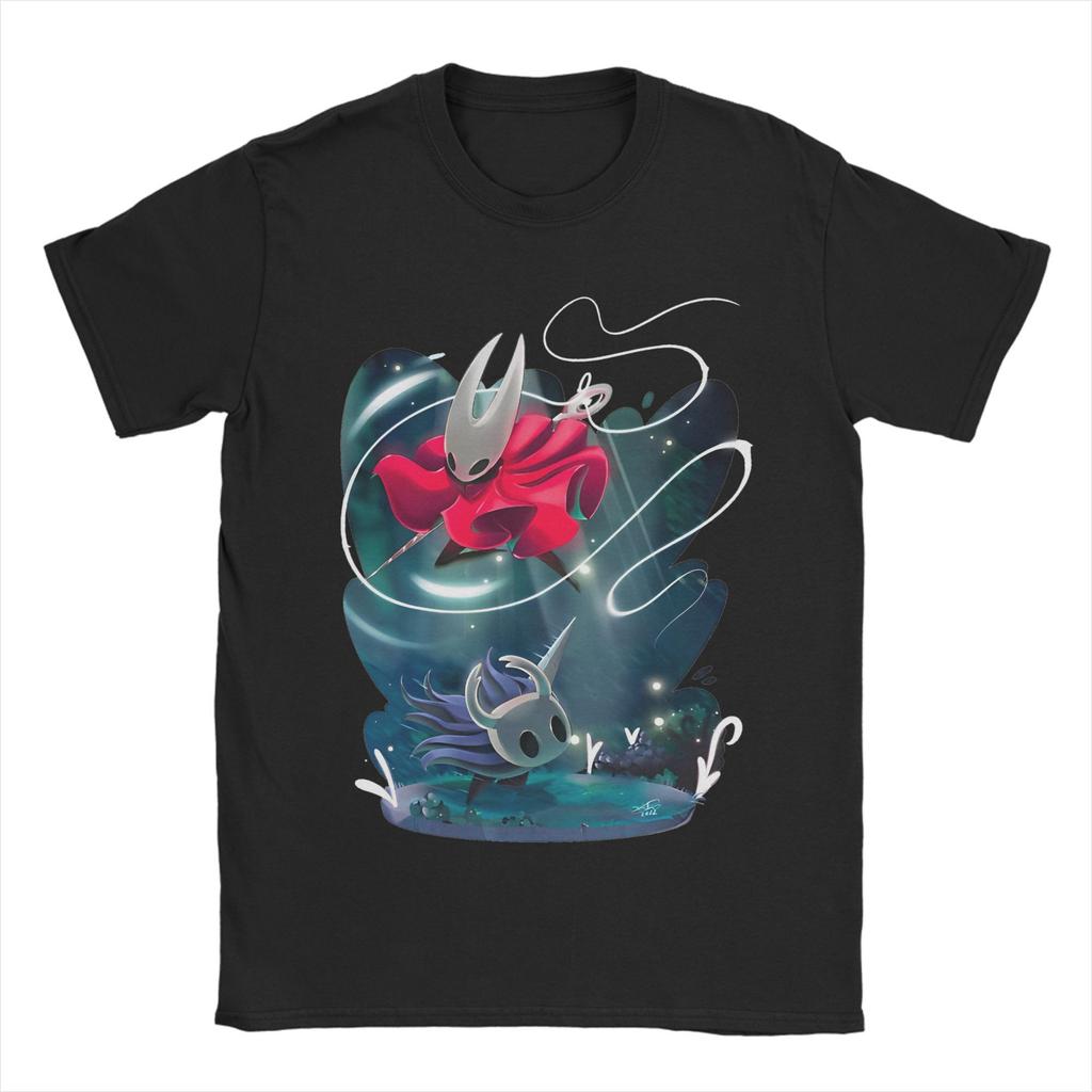 Hollow Knight Silksong T Shirt Indie Games Adventure 100% Cotton Clothing Crazy Short Sleeve Round Neck Tees Big Size T-Shirt