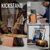 RFID-Schutz PU-Leder Tasche Geldbörse Magnetische Kartenetuis für alle Magsafe-Funktionen PU-Leder Herren Damen Kartenetui Standfunktion Abdeckung