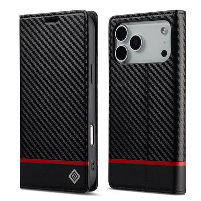 Case for  IPhone 16 Pro Max 17 Air 16E 15 Plus 14 Pro 13 12 Mini 11 Xs XR X 7 8 SE 3 Carbon Fiber Pu Leather Card Holder Wallet