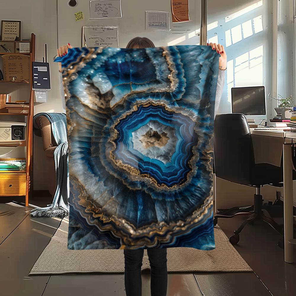 1 pièce Couverture en Flanelle Imprimée Dessin Animé, Haute Qualité Confortable pour Toutes les Saisons, Décoration de Maison, Chaleur et Confort, Parfait pour un Cadeau de Noël ou d'Anniversaire