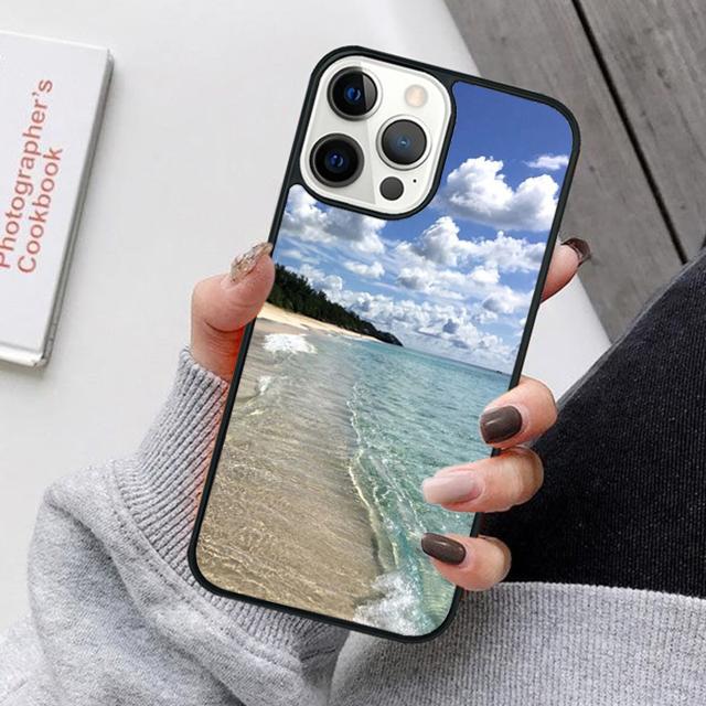 Summer Beach Sunset On Sea Mobile Phone Cases Cover For iPhone 17 Air 16 16e 15 14 12 13 11 Pro MAX Apple Plus Coque