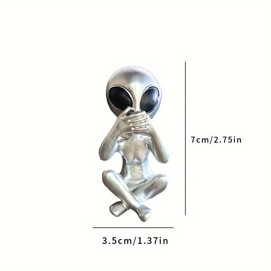 Kreative ET-Aliens hören nicht zu, schauen nicht, reden nicht, Kunstharzhandwerk, Dekorationen, Dekorationen