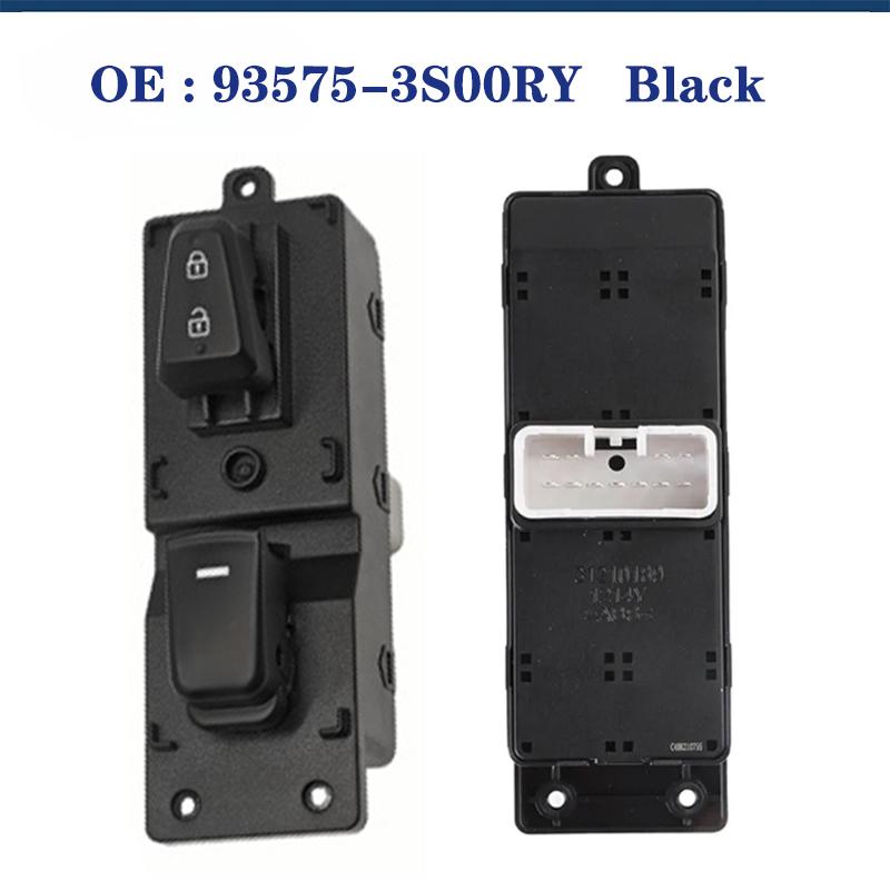 For Hyundai Sonata 2011 2012 2013 2014 Electric Power Window Lifter Control Switch Button 93570-3S000 Provide (Black/Beige/Grey)