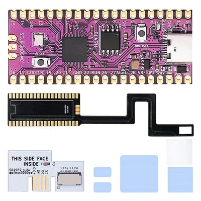 8 Stück Raspberry Pi Pico Kit für NGC Picoboot Modchip FPC Flexkabel mit SD2SP2 Adapter GC2SD Kartenleser für Nintendo Gamecube