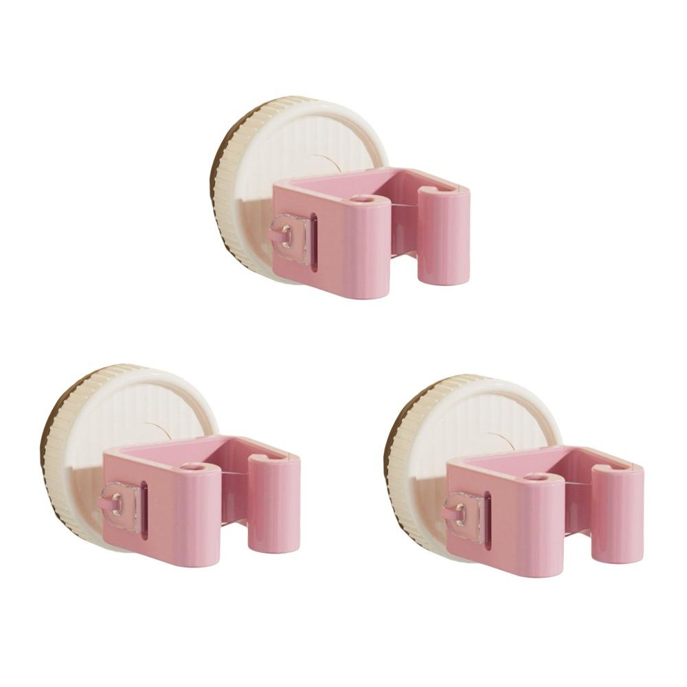 

3PCS Plastic Suction Cup Mop Holder Wall Mounted Space Saving Mop Clip Waterproof Broom Storage Brackets Living Room