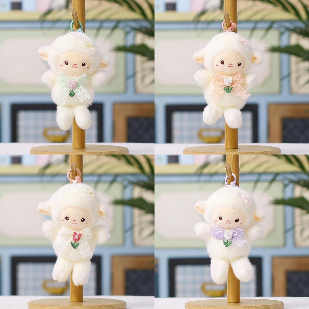Plush Sheep Keychain With Cute Bow For Kids And Teens Gift