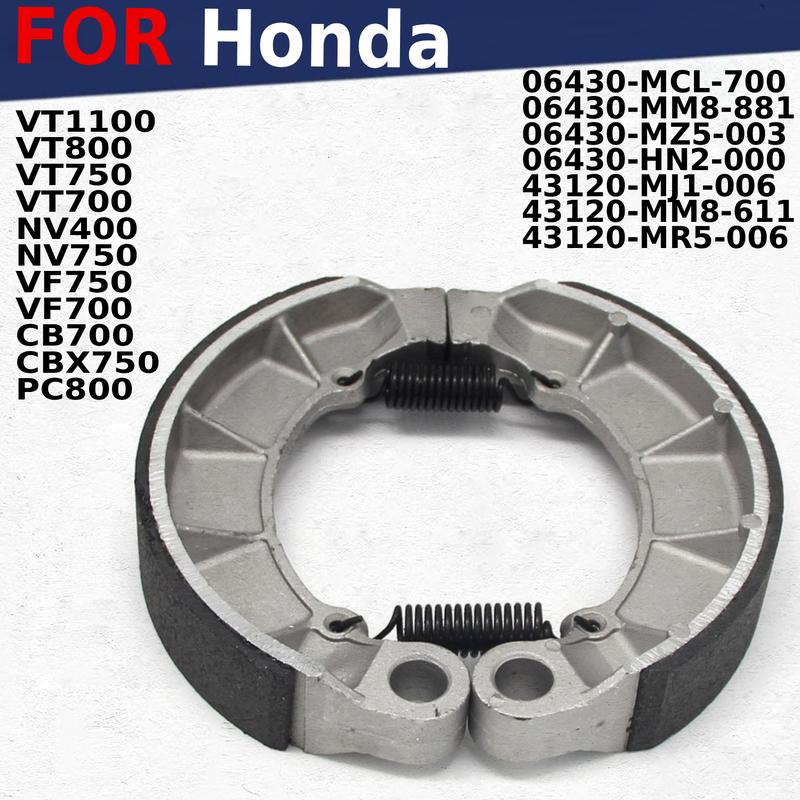Rear Brake Pads For Honda VT1100 VT800 VT750 VT700 NV400 NV750 VF750 VF700 CB700 CBX750 PC800 C C2 Shadow Magna Rear Brake Shoes
