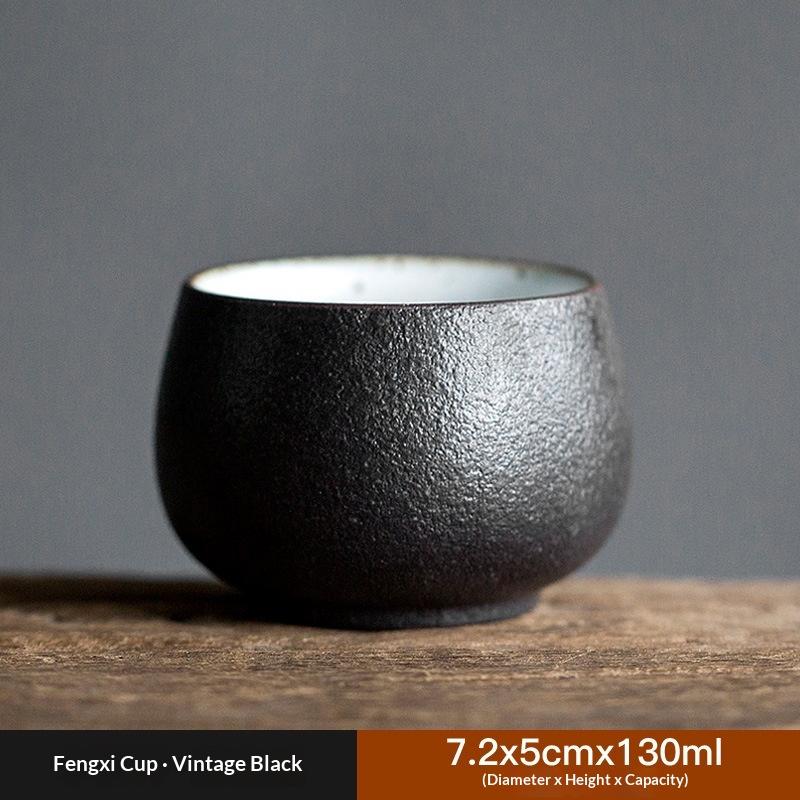 

Rustic Vintage Master Cup Japanese Handmade Teacup Antique Single Cup Ceramic Personal Cup Teacup 200ml