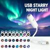 USB Galaxy Projektor Nachtlicht 360° Drehbar LED Sternenhimmel Umgebungslicht für Party Heimdekoration