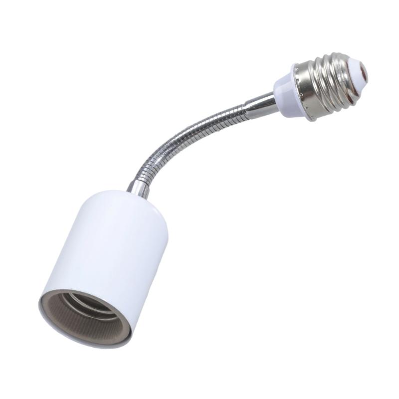 Ceramic E27 Lamp Holder Heat Resistant Extension Socket 360Degree Rotation For LED Bulbs 400W Bathroom Ceiling Light Fix