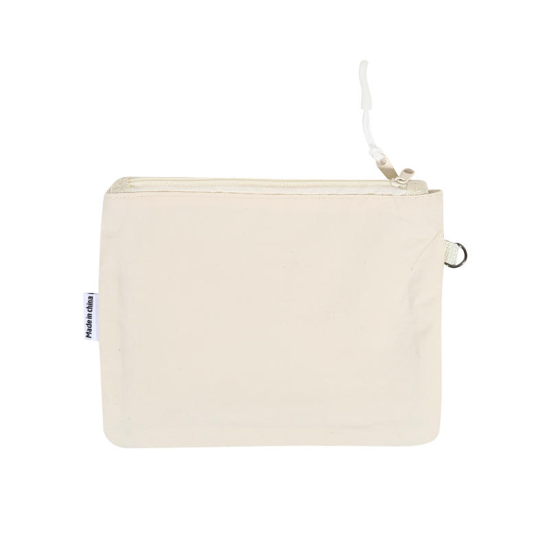 Double Zipper Mesh Storage Bag Double-layer Space Saving Portable Coin Purse Square Visible Travel Cosmetic Organizer Women