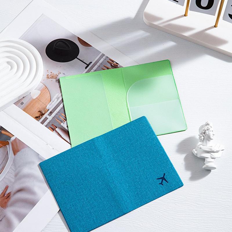 PU Leather Passport Cover for Men & Women Organizer  Protective Card Holder ID Document Covers Travel Passport Case Bags