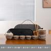 Coarse pottery Kuaike travel tea set, household kung fu tea set, outdoor business trip tea gift, a complete set of souvenirs