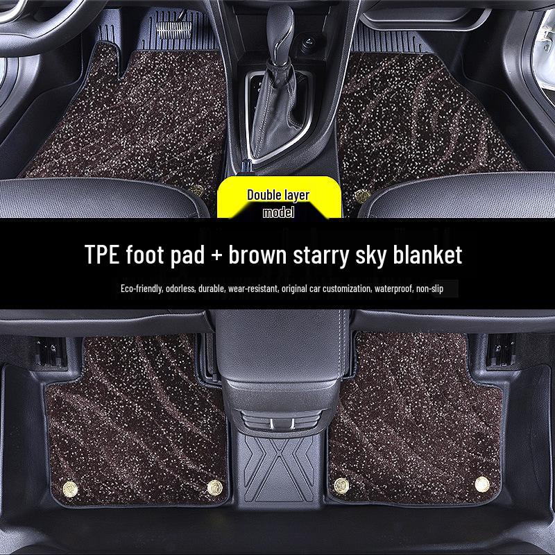 Custom-Fit Eco-Friendly TPE Car Floor Mats for Peugeot Series - Wear-Resistant & Waterproof