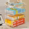 Transparent Multi-Layer Desk Organizer for Students and Office Documents